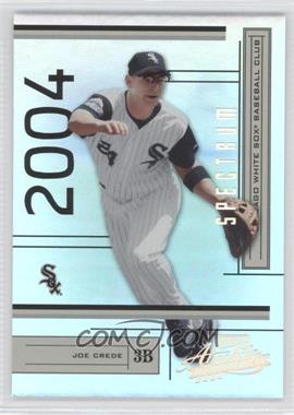 2004 Playoff Absolute Memorabilia - [Base] - Spectrum Silver #54 - Joe Crede /100