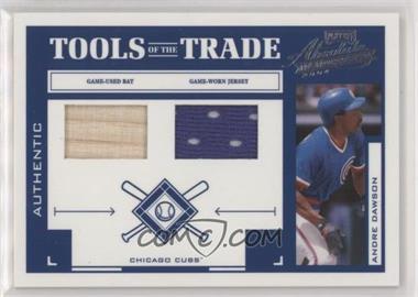 2004 Playoff Absolute Memorabilia - Tools of the Trade - Blue Combo Materials #TT-10 - Andre Dawson /250