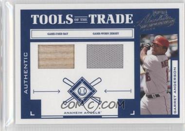 2004 Playoff Absolute Memorabilia - Tools of the Trade - Blue Combo Materials #TT-50 - Garret Anderson /250