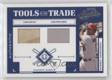 2004 Playoff Absolute Memorabilia - Tools of the Trade - Blue Combo Materials #TT-50 - Garret Anderson /250 [EX to NM]