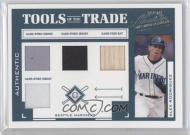 2004 Playoff Absolute Memorabilia - Tools of the Trade - Green Quad Materials #TT-6 - Alex Rodriguez /50