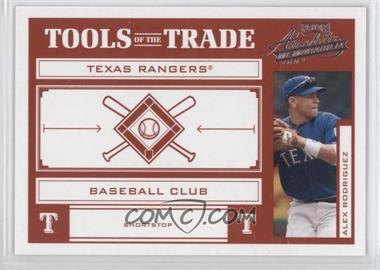 2004 Playoff Absolute Memorabilia - Tools of the Trade - Red #TT-8 - Alex Rodriguez /200