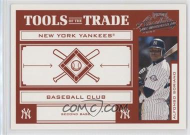 2004 Playoff Absolute Memorabilia - Tools of the Trade - Red #TT-9 - Alfonso Soriano /200