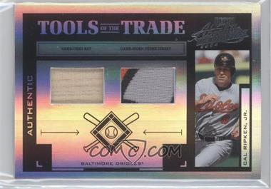 2004 Playoff Absolute Memorabilia - Tools of the Trade - Spectrum Black Combo Materials #TT-24 - Cal Ripken Jr. /25