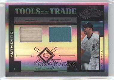 2004 Playoff Absolute Memorabilia - Tools of the Trade - Spectrum Black Combo Materials #TT-96 - Mike Lowell /25