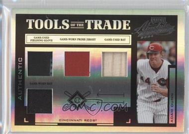 2004 Playoff Absolute Memorabilia - Tools of the Trade - Spectrum Black Quad Materials #TT-1 - Adam Dunn /10