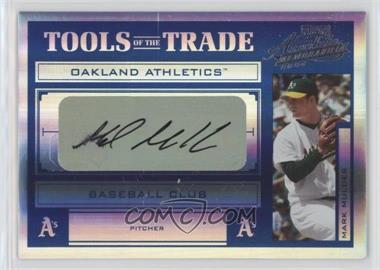 2004 Playoff Absolute Memorabilia - Tools of the Trade - Spectrum Blue Signatures #TT-89 - Mark Mulder /100