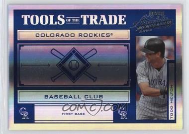 2004 Playoff Absolute Memorabilia - Tools of the Trade - Spectrum Blue #TT-140 - Todd Helton /125