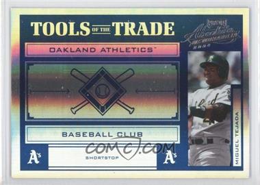 2004 Playoff Absolute Memorabilia - Tools of the Trade - Spectrum Blue #TT-95 - Miguel Tejada /125