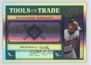 2004 Playoff Absolute Memorabilia - Tools of the Trade - Spectrum Green #TT-116 - Rafael Palmeiro /50