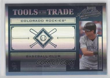2004 Playoff Absolute Memorabilia - Tools of the Trade - Spectrum Green #TT-140 - Todd Helton /50