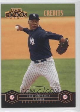 2004 Playoff Honors - [Base] - Credits Bronze #138 - Jose Contreras /100