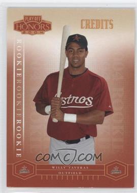 2004 Playoff Honors - [Base] - Credits Bronze #217 - Willy Taveras /100