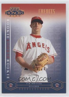 2004 Playoff Honors - [Base] - Credits Bronze #233 - Tim Bittner /100