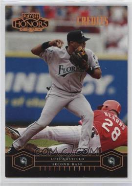 2004 Playoff Honors - [Base] - Credits Bronze #82 - Luis Castillo /100