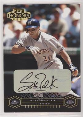 2004 Playoff Honors - [Base] - Gold Signatures #112 - Scott Podsednik /50