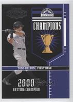 Todd Helton #/2,000