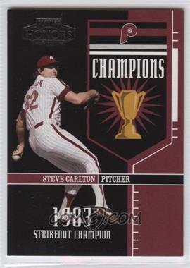 2004 Playoff Honors - Champions #C-6 - Steve Carlton /1983