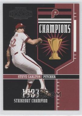 2004 Playoff Honors - Champions #C-6 - Steve Carlton /1983