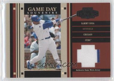 2004 Playoff Honors - Game Day Souvenirs #GS-9 - Sammy Sosa /100