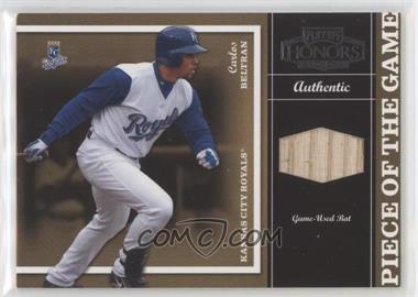 2004 Playoff Honors - Piece of the Game - Bats #PG-6 - Carlos Beltran /250