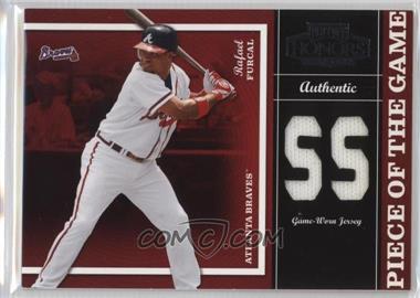 2004 Playoff Honors - Piece of the Game - Die-Cut Position Jerseys #PG-22 - Rafael Furcal /250