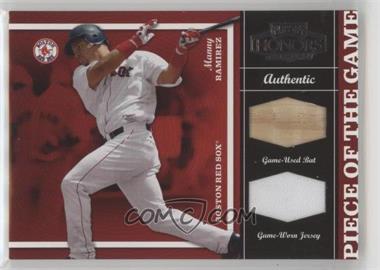 2004 Playoff Honors - Piece of the Game - Dual Bats/Jerseys #PG-16 - Manny Ramirez /100