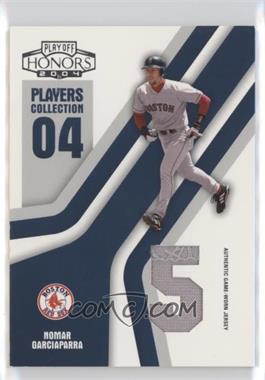 2004 Playoff Honors - Players Collection - Blue Die-Cut Jersey Number Jerseys #PC-64 - Nomar Garciaparra /250