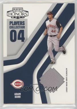 2004 Playoff Honors - Players Collection - Blue Jerseys #PC-2 - Adam Dunn /250
