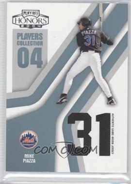 2004 Playoff Honors - Players Collection - Platinum Die-Cut Jersey Numbers Jerseys #PC-62 - Mike Piazza /50