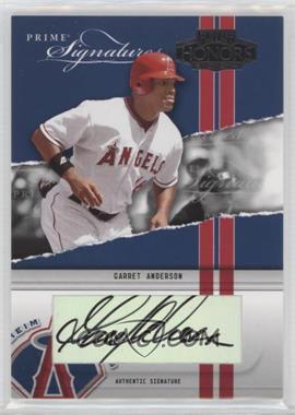 2004 Playoff Honors - Prime Signatures - Autographs #PS-1 - Garret Anderson /100
