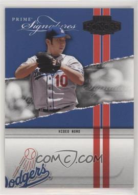 2004 Playoff Honors - Prime Signatures #PS-15 - Hideo Nomo /2500 [EX to NM]