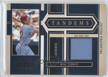 2004 Playoff Honors - Tandems Materials #T-40 - Mike Schmidt, Jim Thome /100