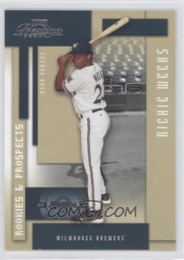 2004 Playoff Prestige - [Base] #103 - Rookies & Prospects - Rickie Weeks