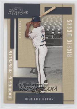 2004 Playoff Prestige - [Base] #103 - Rookies & Prospects - Rickie Weeks