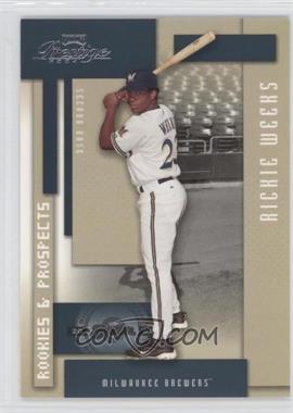 2004 Playoff Prestige - [Base] #103 - Rookies & Prospects - Rickie Weeks