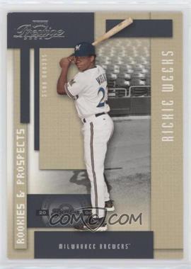 2004 Playoff Prestige - [Base] #103 - Rookies & Prospects - Rickie Weeks