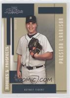 Rookies & Prospects - Preston Larrison