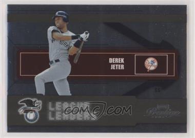 2004 Playoff Prestige - League Leaders - Foil #LL-8 - Derek Jeter /100