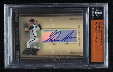 2004 Playoff Prime Cuts - [Base] - Signatures #49 - Nolan Ryan /25 [BGS Encased]