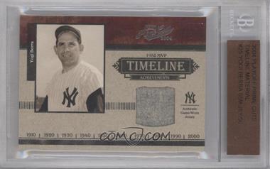 2004 Playoff Prime Cuts - Timeline - Materials #T - 25 - Yogi Berra /50 [BGS Authentic]