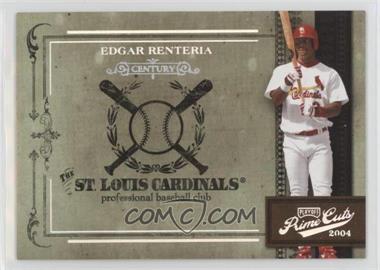 2004 Playoff Prime Cuts II - [Base] - Century Silver #14 - Edgar Renteria /50