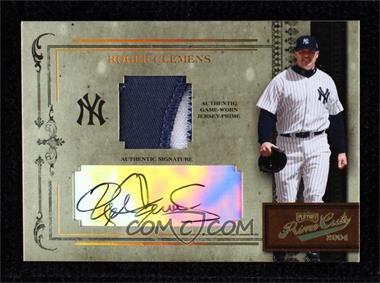 2004 Playoff Prime Cuts II - [Base] - Materials Prime Signatures #86 - Roger Clemens /1