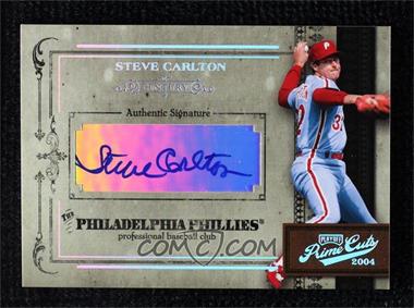 2004 Playoff Prime Cuts II - [Base] - Signature Century Silver #99 - Steve Carlton /32