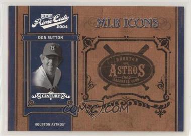 2004 Playoff Prime Cuts II - MLB Icons - Century Silver #MLB-40 - Don Sutton /25