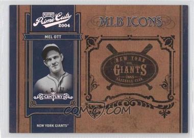 2004 Playoff Prime Cuts II - MLB Icons - Century Silver #MLB-54 - Mel Ott /25