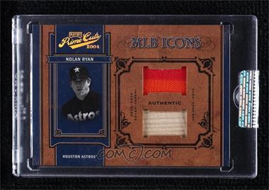 2004 Playoff Prime Cuts II - MLB Icons - Material Combo Prime #MLB-41 - Nolan Ryan /5 [Uncirculated]