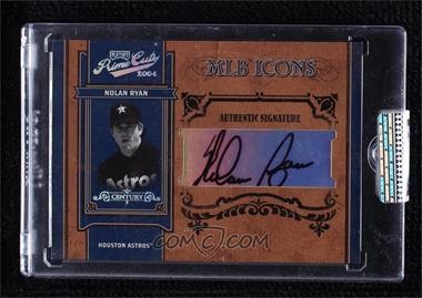 2004 Playoff Prime Cuts II - MLB Icons - Platinum Century Autographs #MLB-41 - Nolan Ryan /1 [Uncirculated]