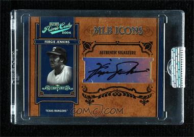 2004 Playoff Prime Cuts II - MLB Icons - Silver Century Autographs #MLB-98 - Fergie Jenkins /25 [Uncirculated]