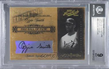 2004 Playoff Prime Cuts II - Timeline - Signature Century Gold #TL-86 - Ozzie Smith /5 [BGS 9 MINT]